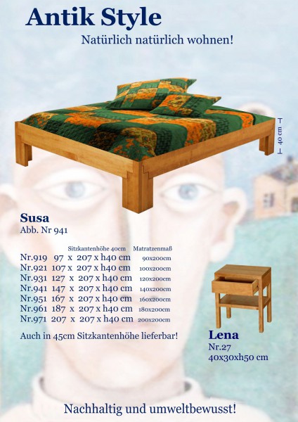 Massivholzmöbel Erle Betten Susa Seite 0509