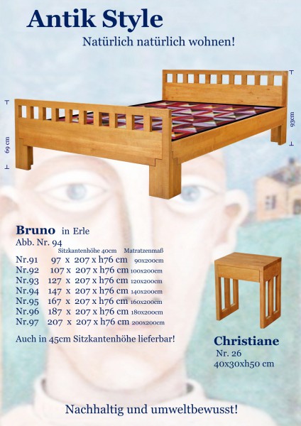 Massivholzmöbel Erle Betten Bruno Seite 0511