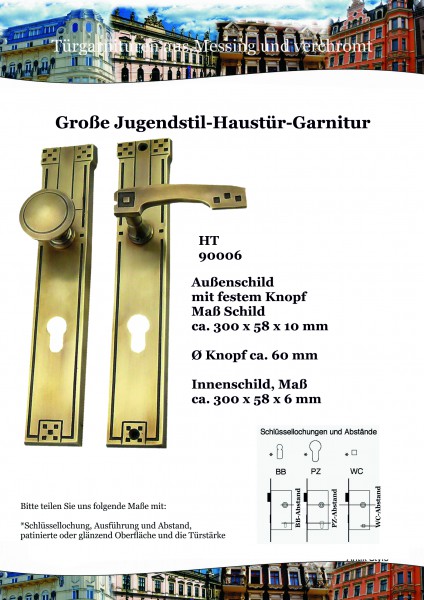 Türgarnituren Jugendstil-Seite 0404.1
