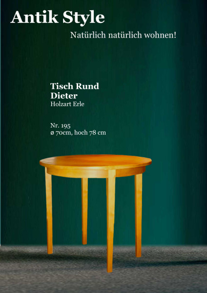 0195 Runde TischeDurchmesser 70cm Höhe 78cm
