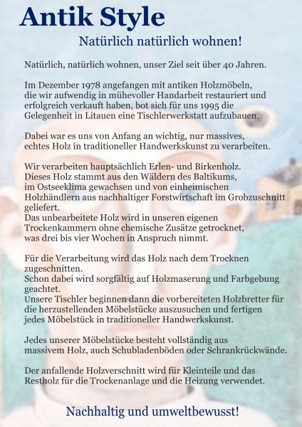 Vollholzmöbel Erle Vollholzmöbel Seite 0430.