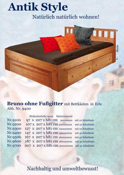 Vollholzmöbel Erle Betten Bruno Seite 0514