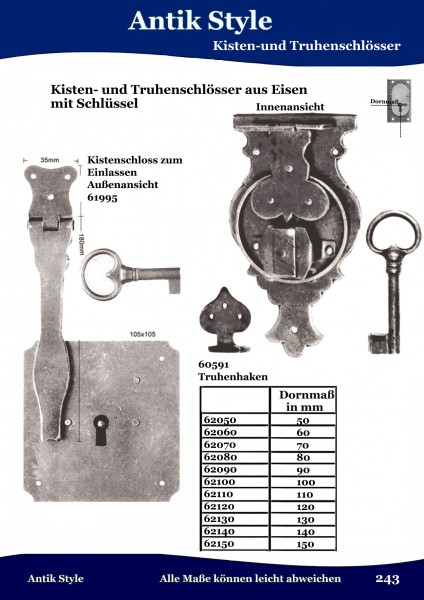 Truhenschlösser Seite 304