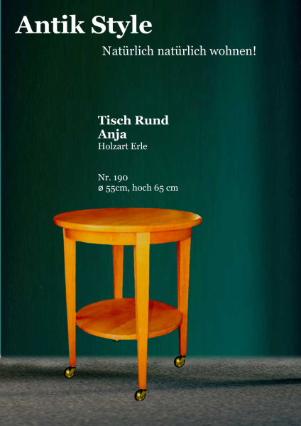 0190 Runde Tische Durchmesser 55cm Höhe 65cm