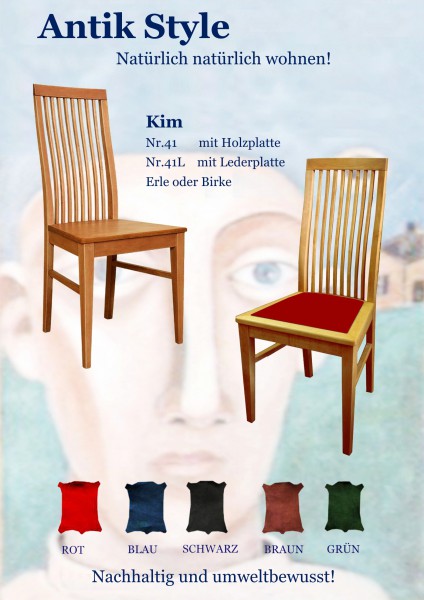 Massivholzmöbel Erle Stühle Kim Seite 0454