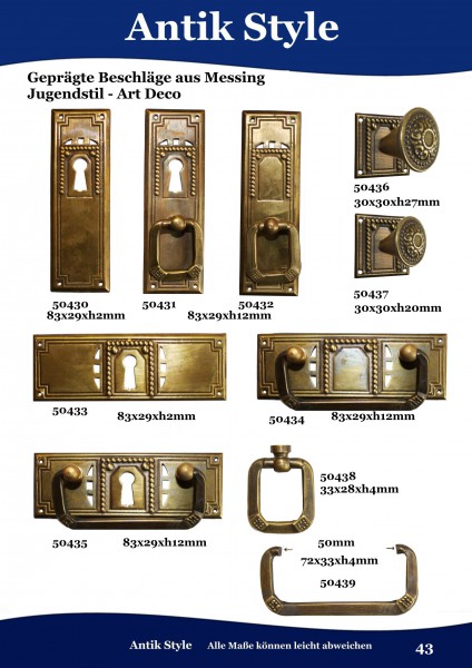Jugendstil bis Art Déco. Seite 44