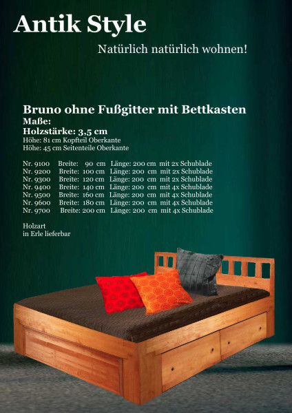 Vollholzmöbel Erle Betten Bruno Seite 0514