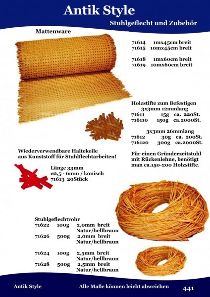 Stuhlgeflecht Seite 0361