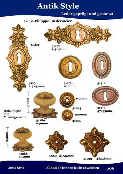 Lederbeschläge. Seite 127