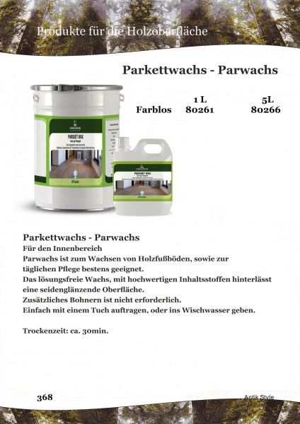 Parkettwachs