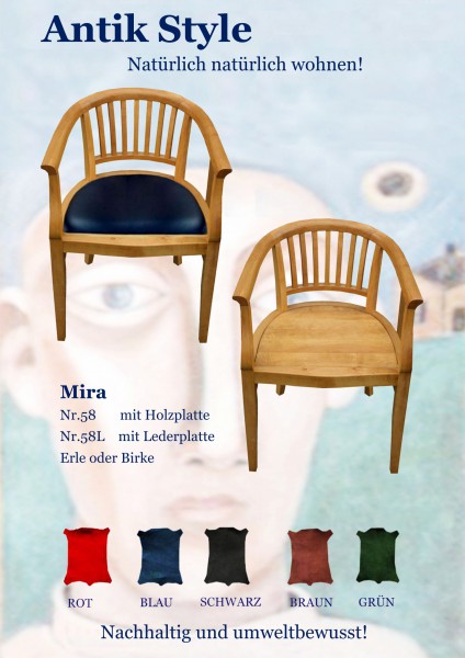 Massivholzmöbel Erle Stühle Mira Seite 0458