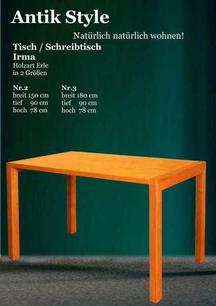 08 Vollholzmöbel Erle Schreibtische Seite 0431