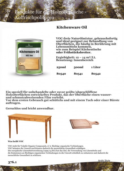  Küchen Öl