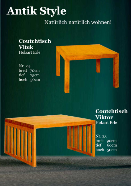 10 Massivholzmöbel Erle Couchtische Seite 0445