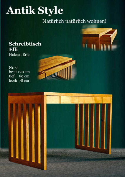 20 Vollholzmöbel Erle Schreibtische Seite 0436
