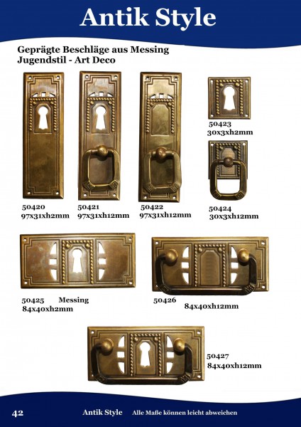 Jugendstil bis Art Déco. Seite 43