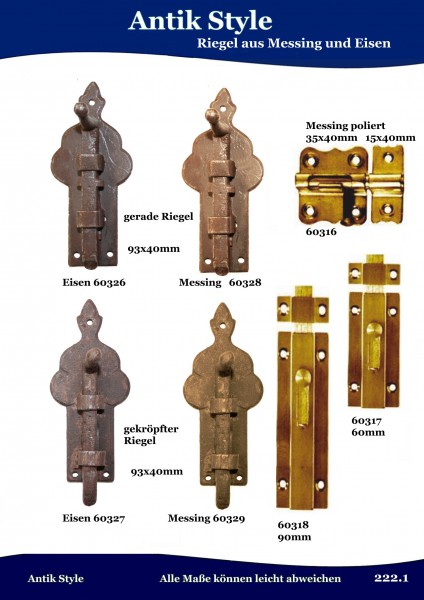 Riegel aus Eisen Seite 272
