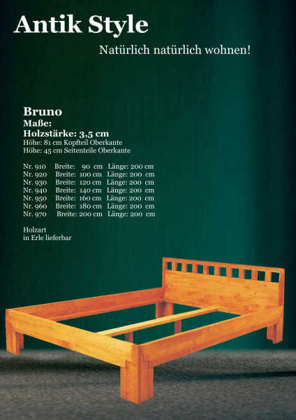 Vollholzmöbel Erle Betten Bruno Seite 0510