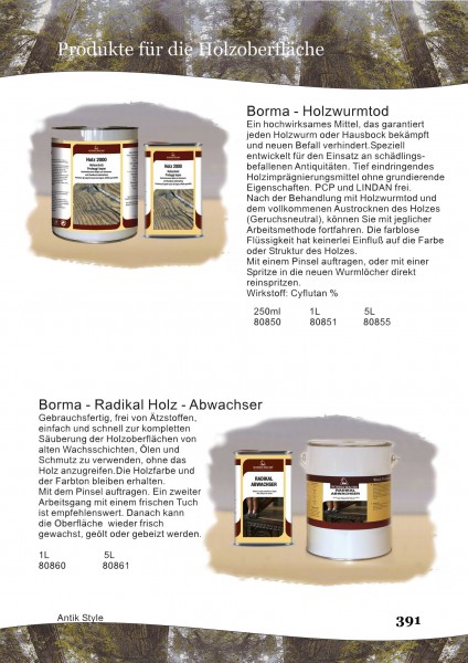 Holzwurmtod/Abwachser
