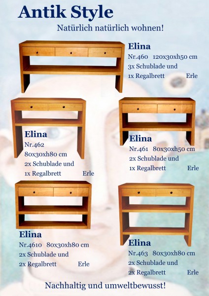 Massivholzmöbel Erle Garderobe Seite 0506