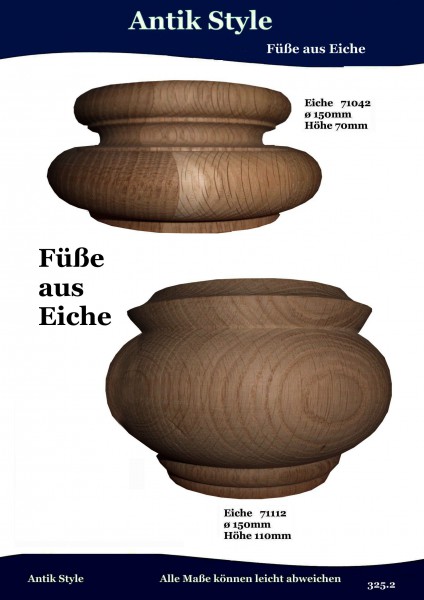 Möbelfüße Seite 0325.2