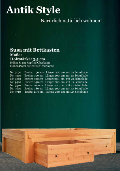 83 Vollholzmöbel Erle Betten Susa Seite 0515