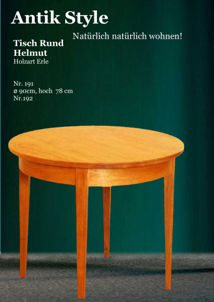 0191 Runde Tische Durchmesser 90cm Höhe 78cm