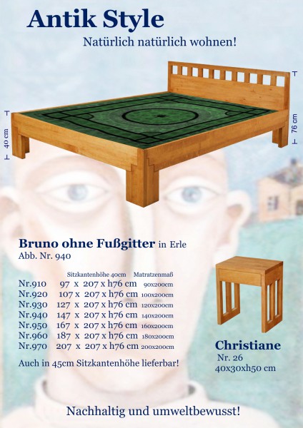 Vollholzmöbel Erle Betten Bruno Seite 0510
