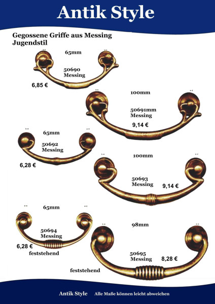 Gegossene Griffe Seite 69
