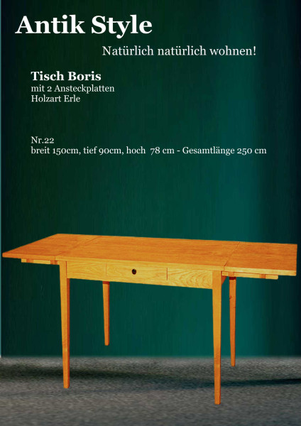 022 Esstische 150x90x Höhe 78cm