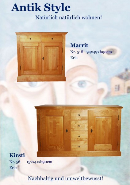 Massivholzmöbel Erle Kommoden Seite 0474