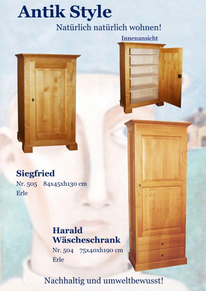 Massivholzmöbel Erle Schrank Seite 0473