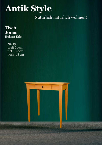 015 Vollholzmöbel Erle Esstische Seite 0438.3