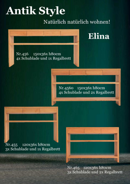 36 Vollholzmöbel Erle Garderobe Seite 0507