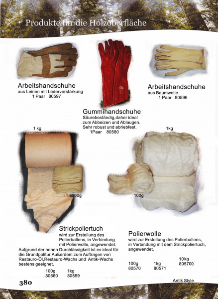 Handschuhe,Poliertuch,Polierwolle