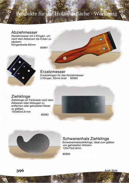 Abziehklingen