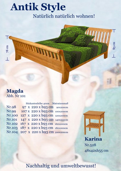 Massivholzmöbel Erle Betten Magda Seite 0513