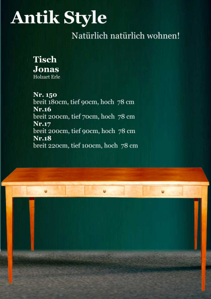 04 Vollholzmöbel Erle Esstische Seite 0440