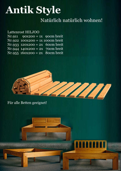 81 Massivholzmöbel Erle Lattenrost Seite 05178