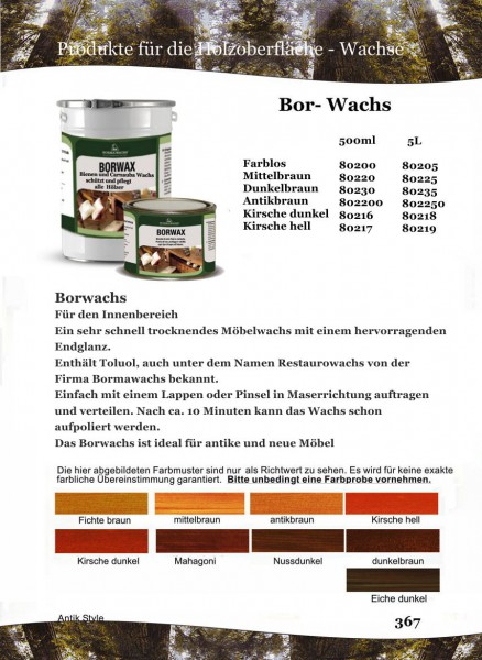 Borwachs/Restaurowachs