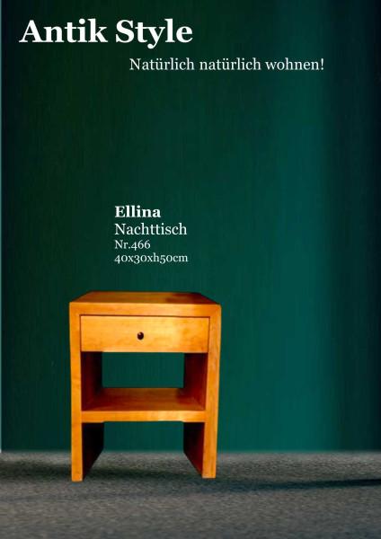 466 Vollholzmöbel Erle Nachttische