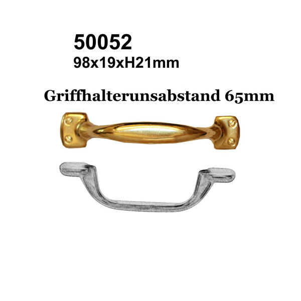 Bügelgriff messing 98x19mm