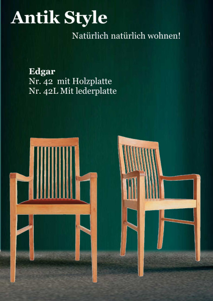 31 Vollholzmöbel Erle Stühle Edgar Seite 0457