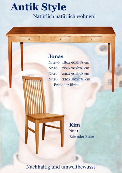 Vollholzmöbel Erle Esstische Seite 0440