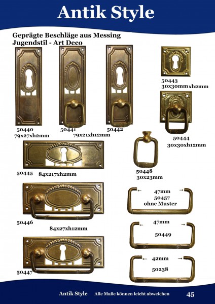 Jugendstil bis Art Déco. Seite 45