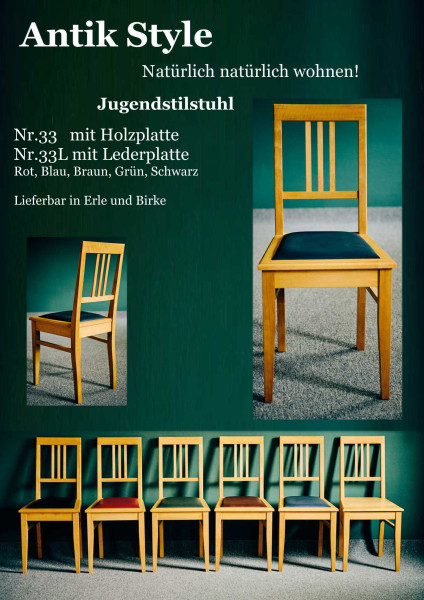 27 Vollholzmöbel Erle Stühle Seite 0453