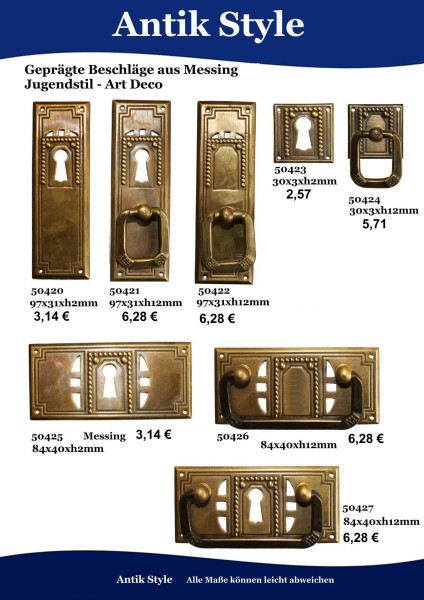 Jugendstil bis Art Déco. Seite 43
