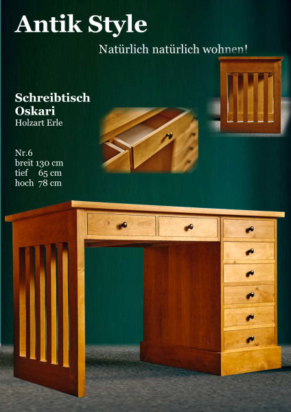 17 Massivholzmöbel Erle Schreibtische Seite 0433