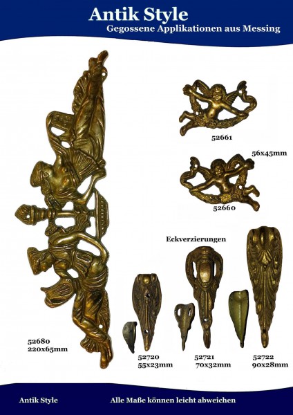 Gegossene Applikationen für Möbel Seite 211
