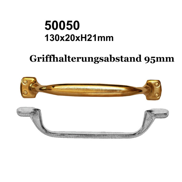 Bügelgriff messing 130×20 mm